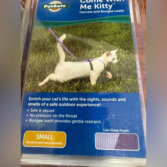 Set/2 Cat Harness and Bungee Leash - Picture 2 of 5